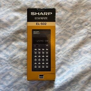 Vintage Sharp EL-502 Calculator Elsi Mate Scientific